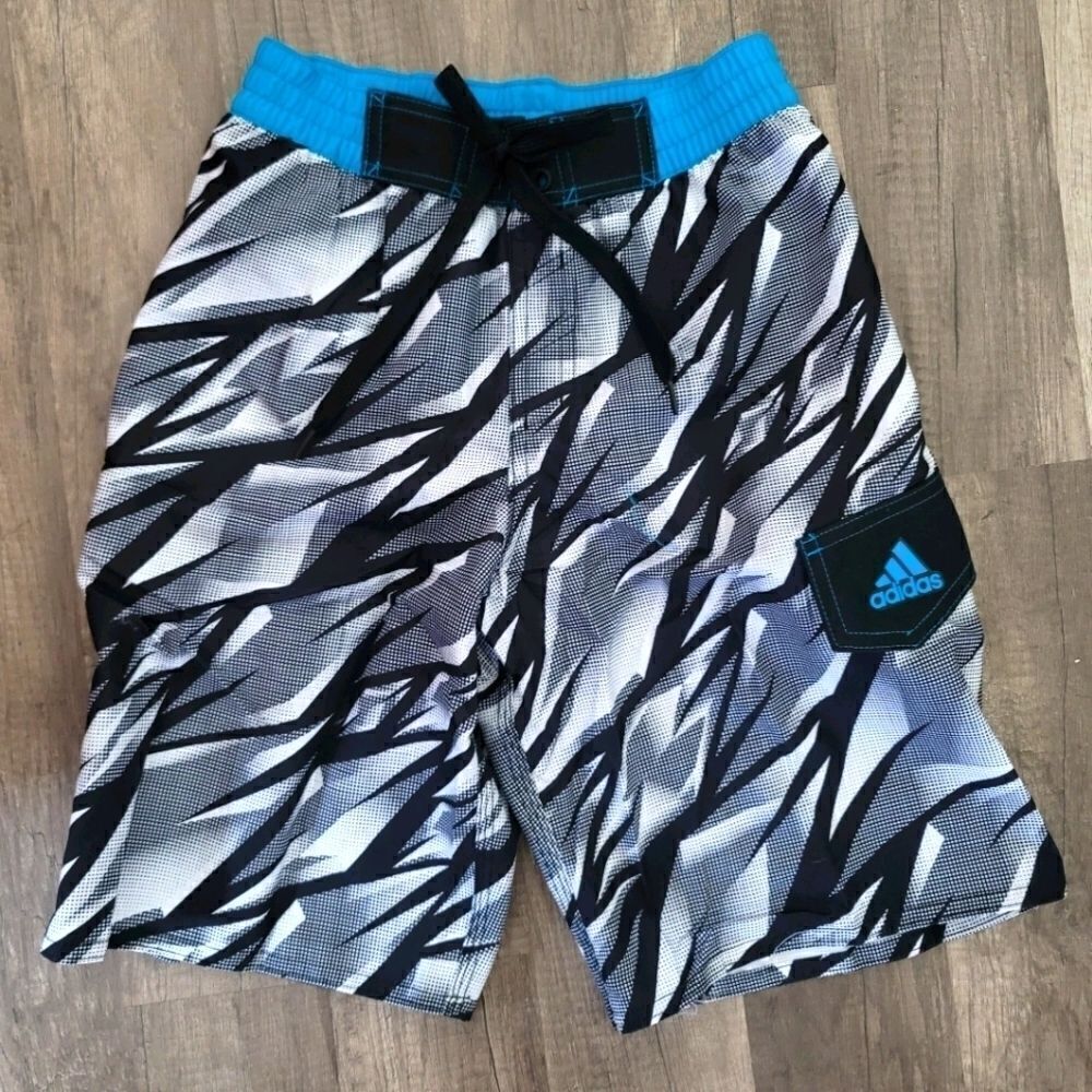 Adidas boys swim trunks size small